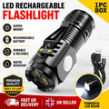 1200000LM USB Rechargeable LED Flashlight Super Bright Torch Tactical Lamp UK🔥