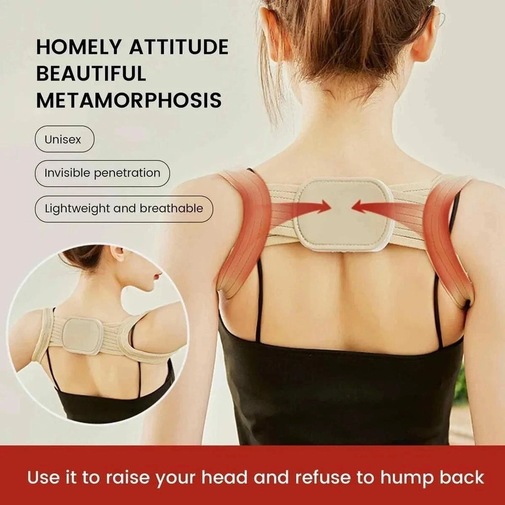 Hunchback Posture Support Belt Shoulder Correction Brace Adustable Men Women UK