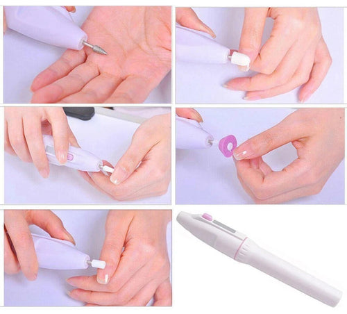 **Professional Electric Nail Drill Kit – Portable Manicure & Pedicure Machine Se