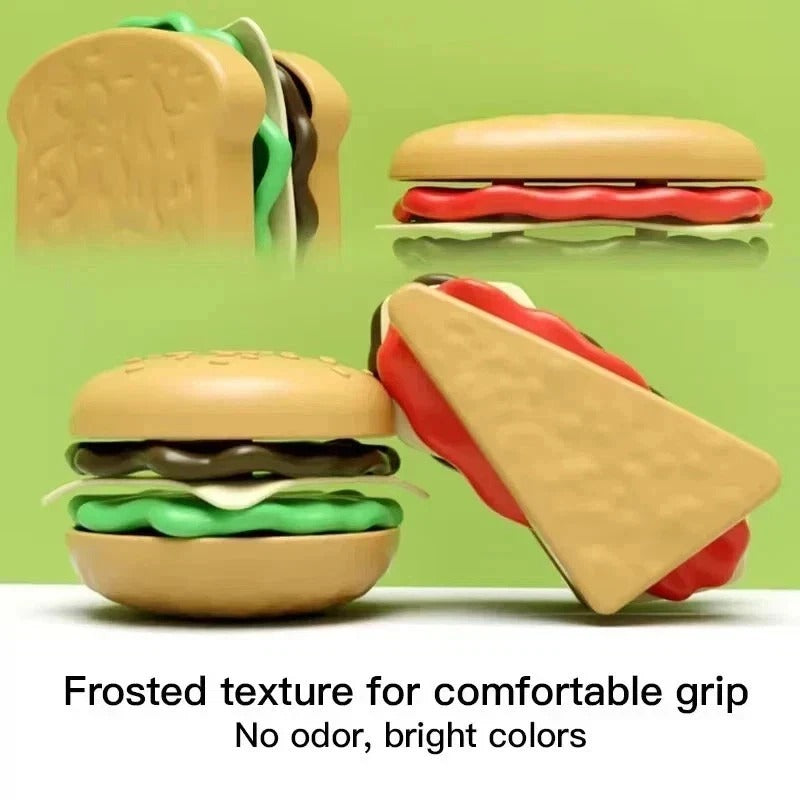 Food Toy Play Food Set Kids Toy Kitchen Accessory Pretend Food for Toddlers