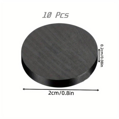 **Strong Self Adhesive Magnetic Discs – Black Round Craft Magnets for DIY, Fridge