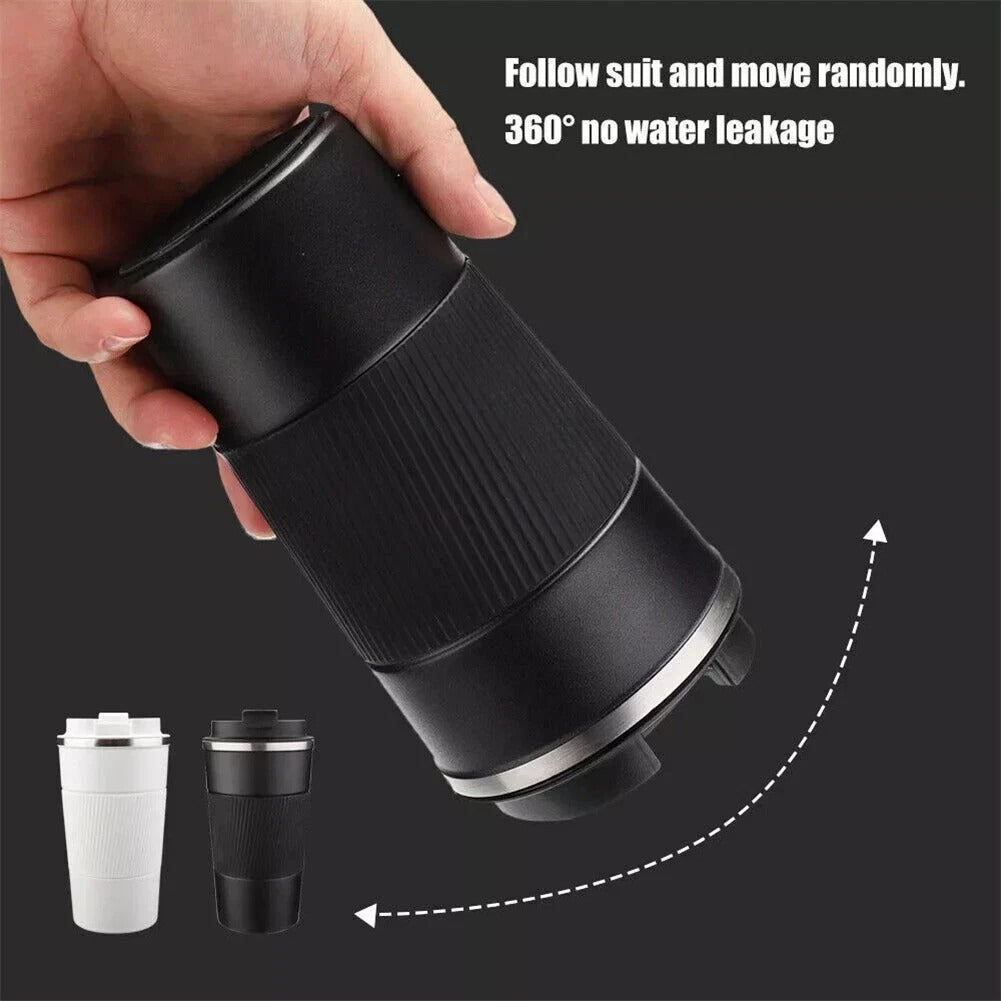 510ML Leakproof Thermal Travel Mug – Stainless Steel Insulated Coffee Cup Flask