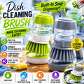 Soap Dispenser, Dishwashing Brush, Home Kitchen Cleaning Brush with Holder