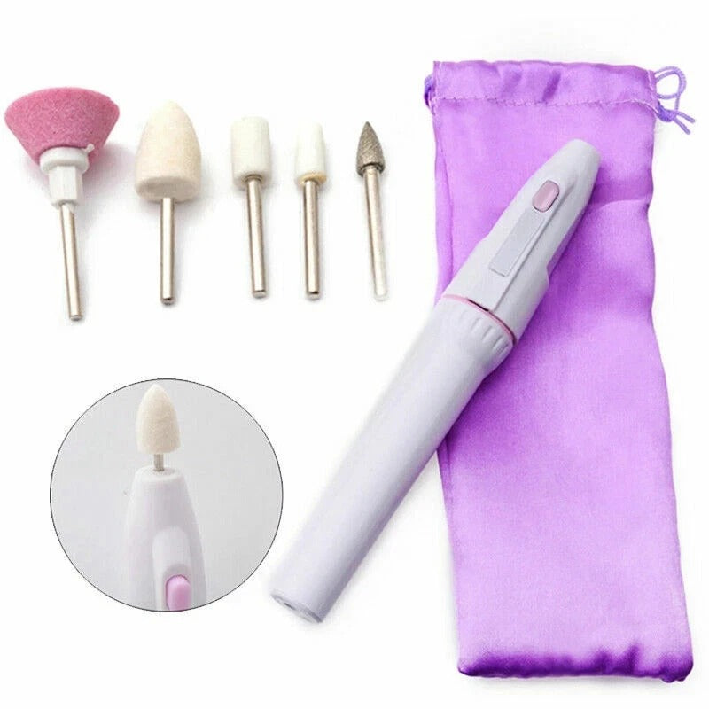 **Professional Electric Nail Drill Kit – Portable Manicure & Pedicure Machine Se