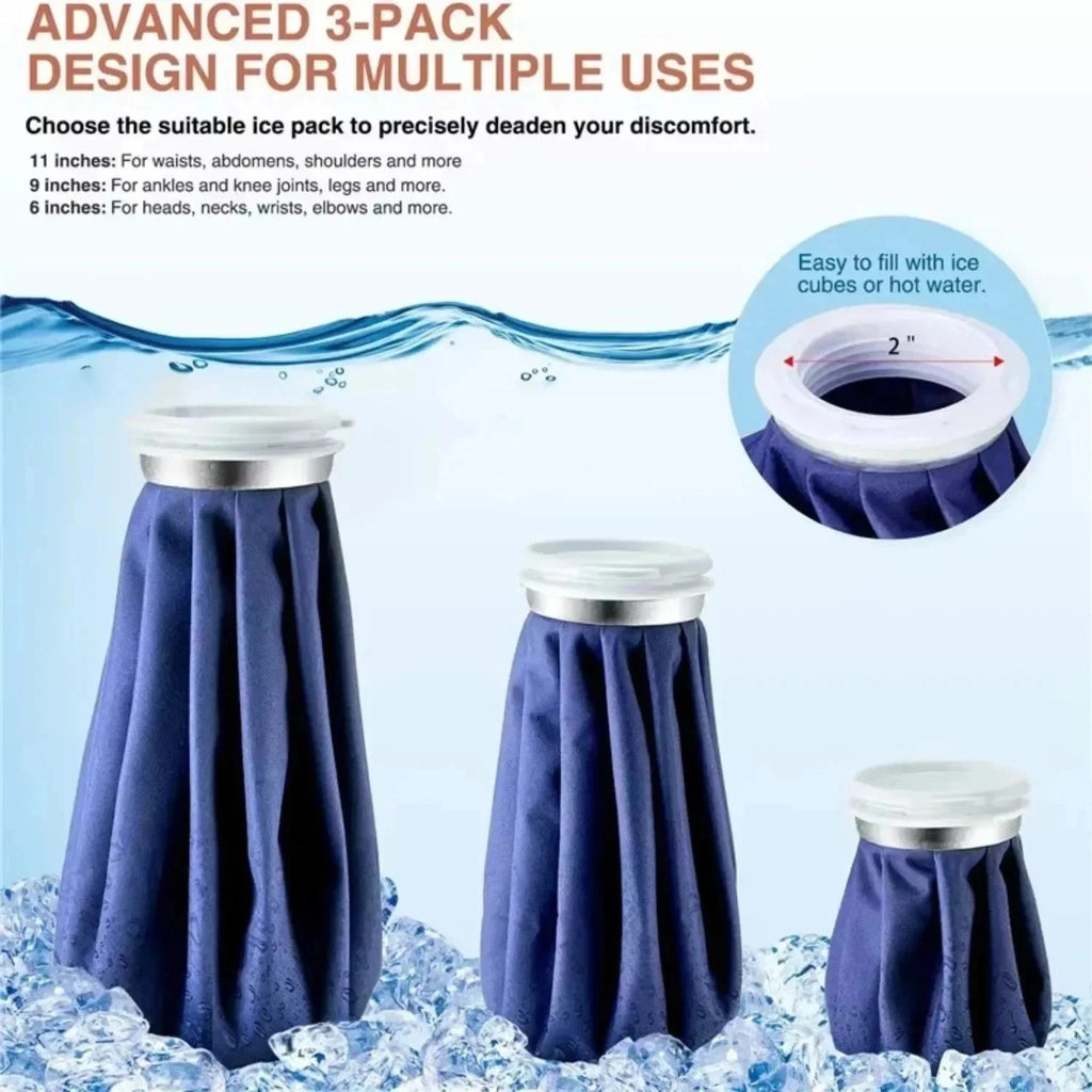 Reusable Ice Pack Hot Cold Therapy Bag for Knee Leg Arm Shoulder Pain Relief