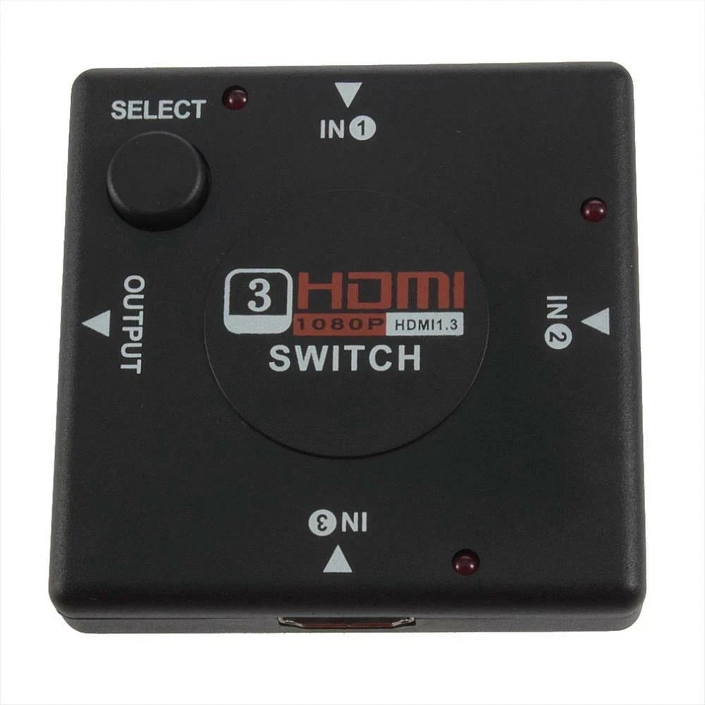3 Port HDMI Splitter 1080p Multi Switcher Hub Box LCD HDTV PS3 XBOX One PS4 v1.4