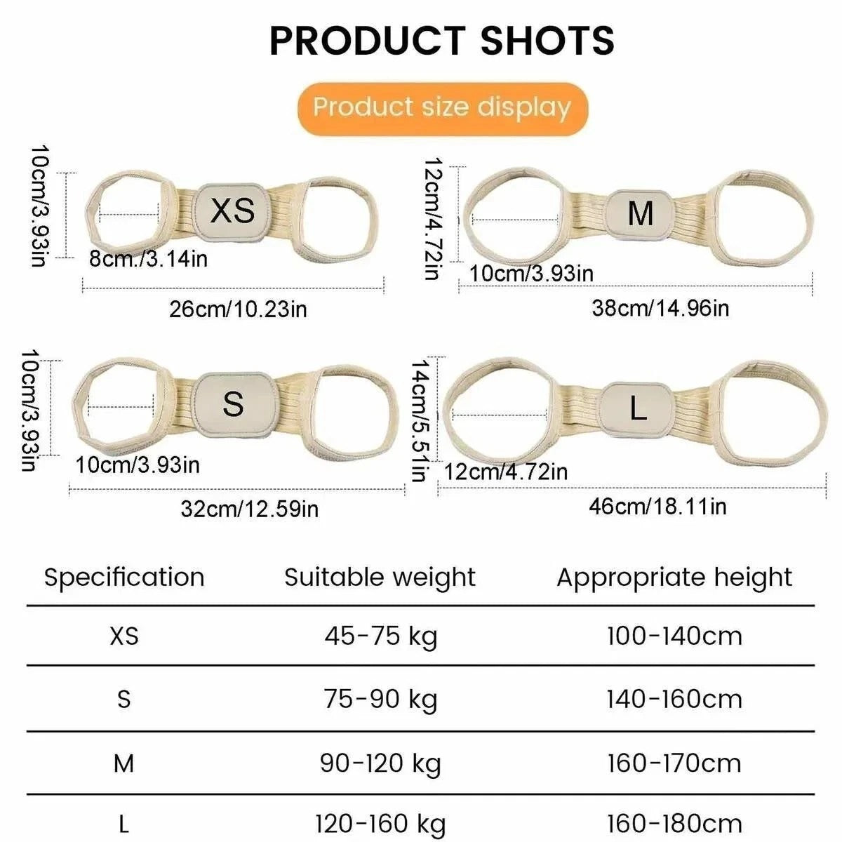 Hunchback Posture Support Belt Shoulder Correction Brace Adustable Men Women UK