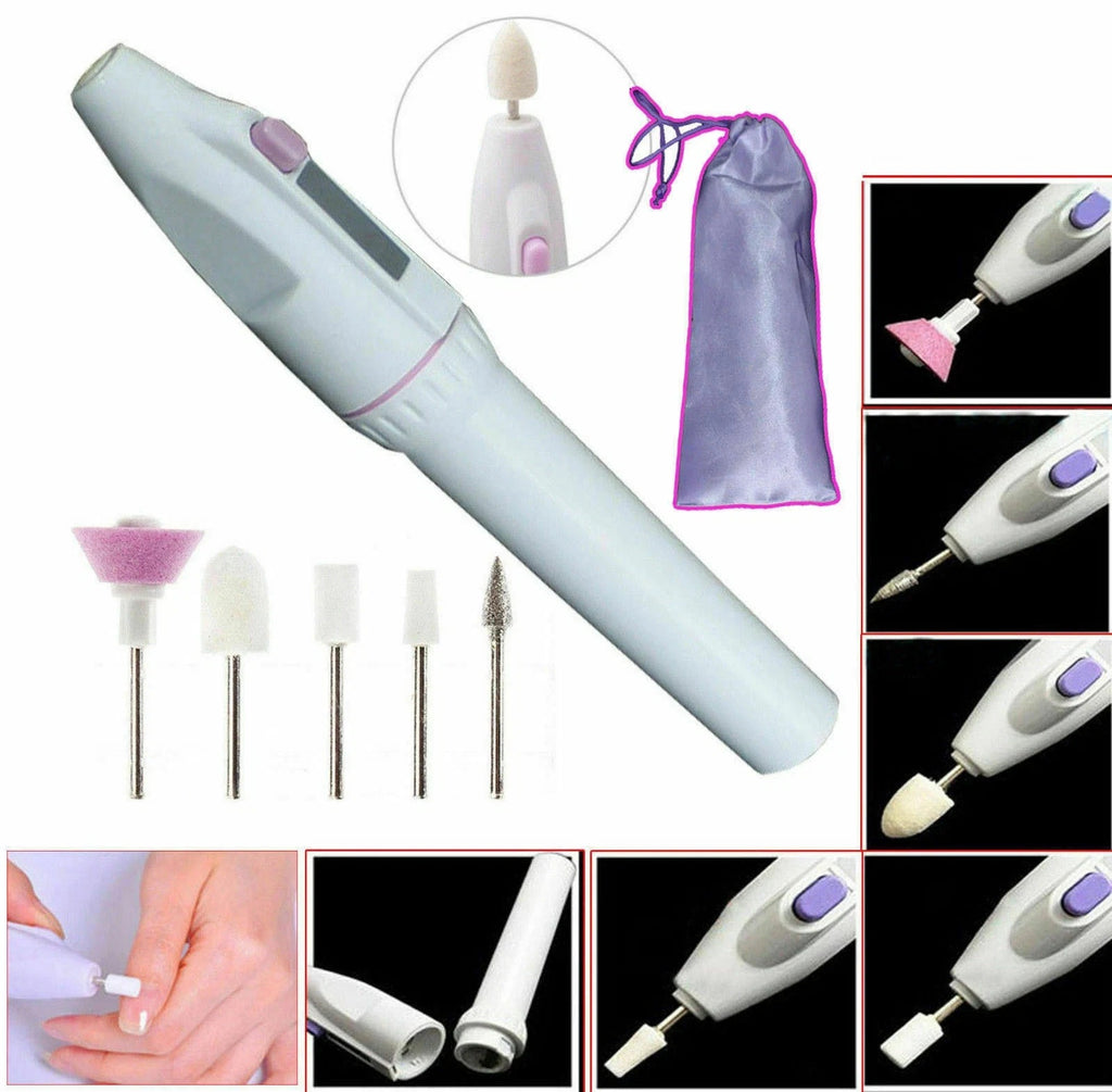 **Professional Electric Nail Drill Kit – Portable Manicure & Pedicure Machine Se