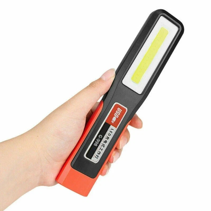 2/4x COB LED Cordless Magnetic Work Light USB Inspection Lamp Torch Rechargeable
