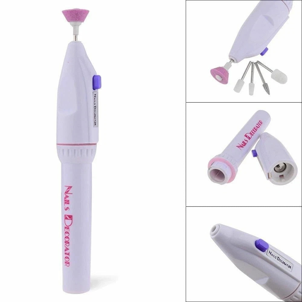 **Professional Electric Nail Drill Kit – Portable Manicure & Pedicure Machine Se