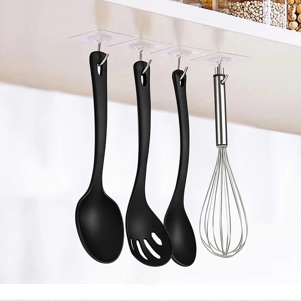 Ultra Strong Transparent Adhesive Wall Hooks – Waterproof Heavy Duty Removable S