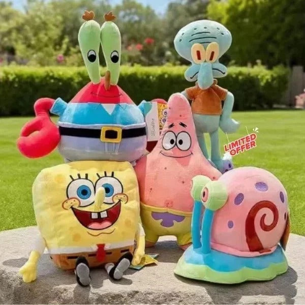Plush Toy Teddy Cartoon Gift Soft Stuffed Doll Patrick Star Kids Toys