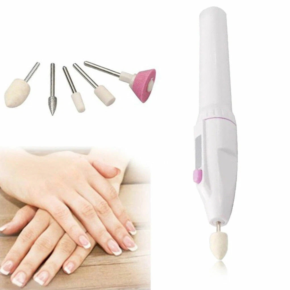 **Professional Electric Nail Drill Kit – Portable Manicure & Pedicure Machine Se