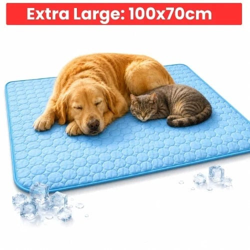 Pet Dog Cat Cooling Mat Bed Summer Cool Mat For Dog Cat Pad Bed Mattress UK