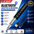 Wireless Bluetooth v4.1 Transmitter Stereo Music 3.5mm Adapter AUX Car Receiver