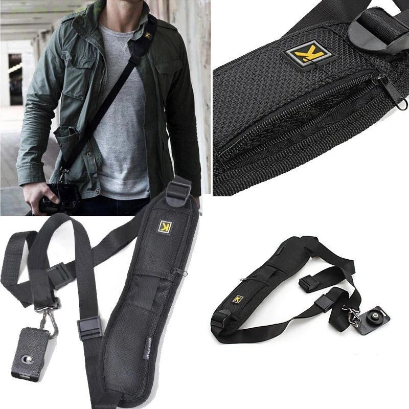 Quick Release Camera Shoulder Strap for Canon Nikon Sony DSLR SLR Cameras