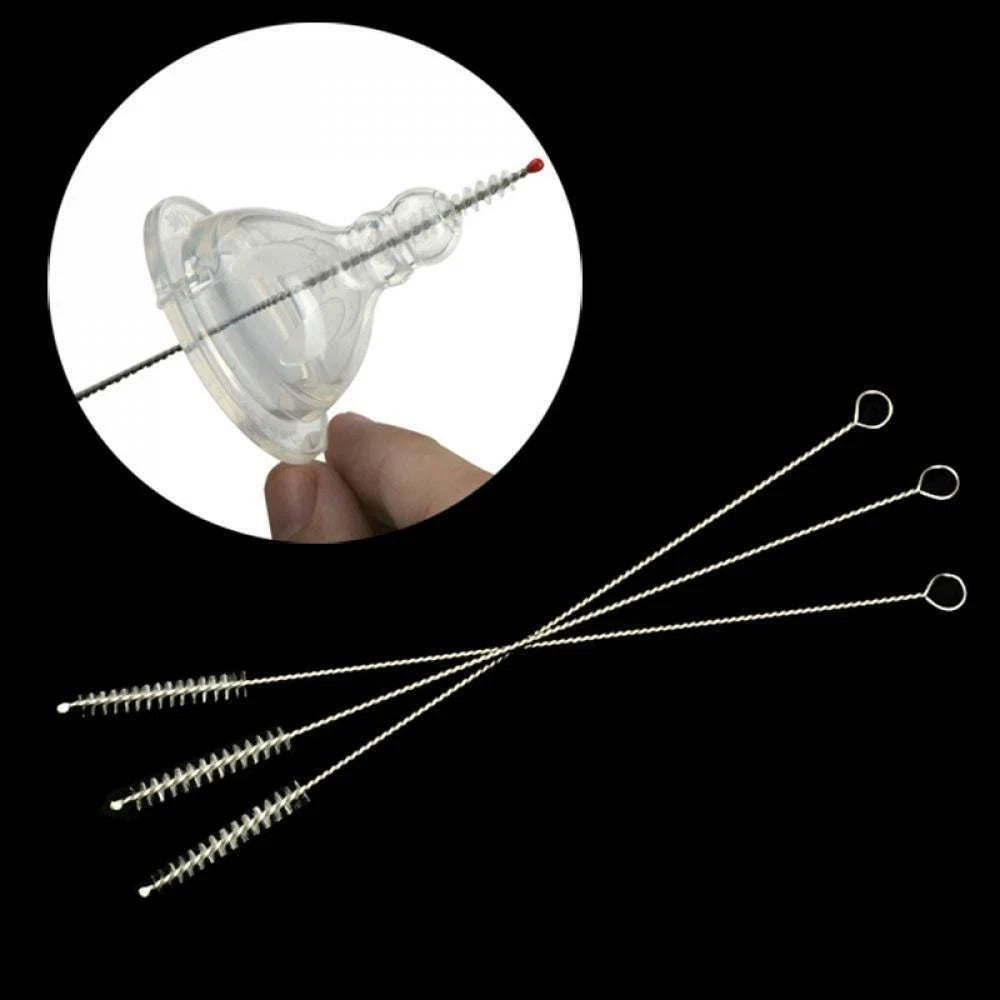 Nylon Straw Cleaner Cleaning Small Brush For Drinking Pipe Tube Baby Milk Bottle