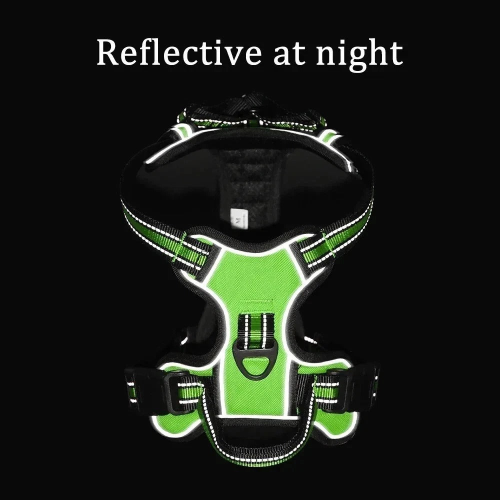 Dog Harness No Pull Adjustable Strong Reflective Vest For Small Medium Dogs Pets