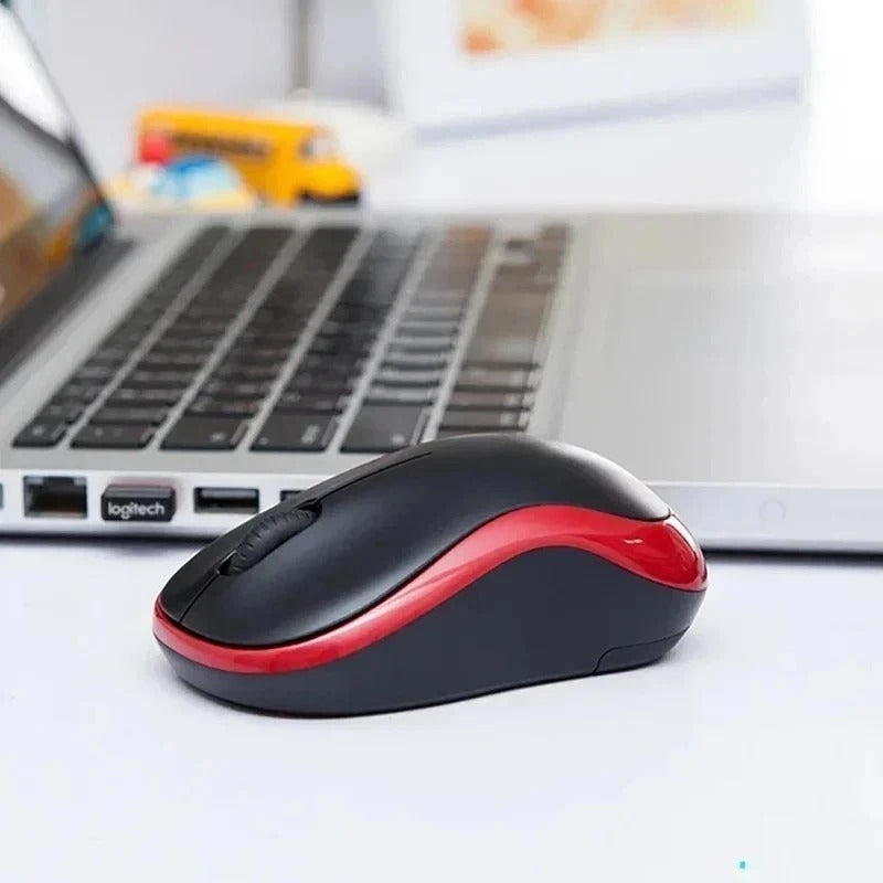Logitech M185 Wireless Optical Mouse + USB Receiver Fit Compact PC Laptop Mouse