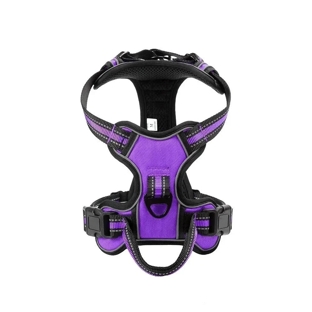 Dog Harness No Pull Adjustable Strong Reflective Vest For Small Medium Dogs Pets