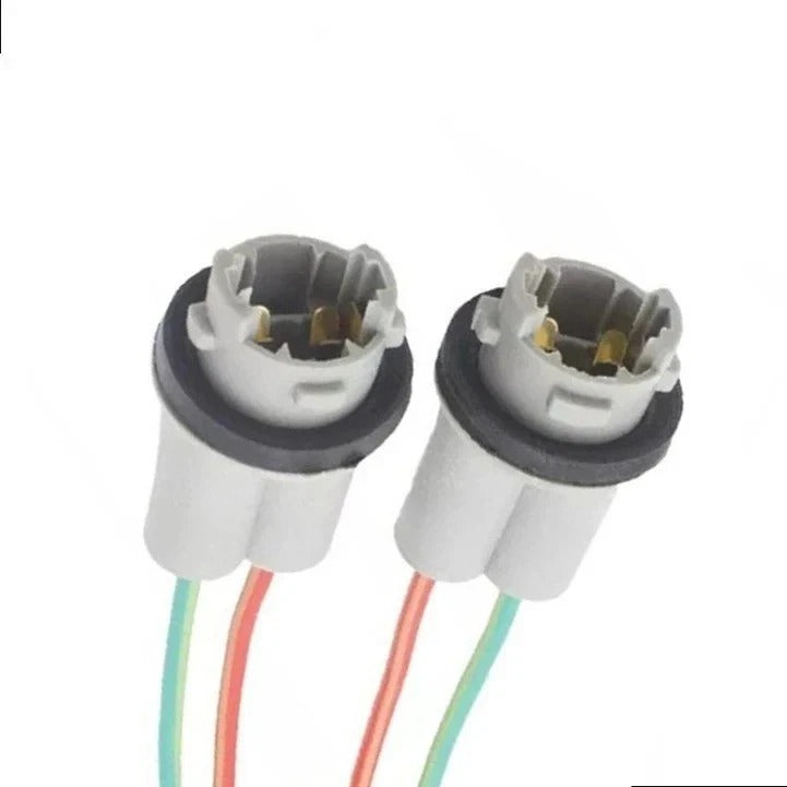 2x 501 W5W T10 BULB HOLDER SOCKET PRE WIRED LED HALOGEN LAMP RUBBER SEAL PLASTIC