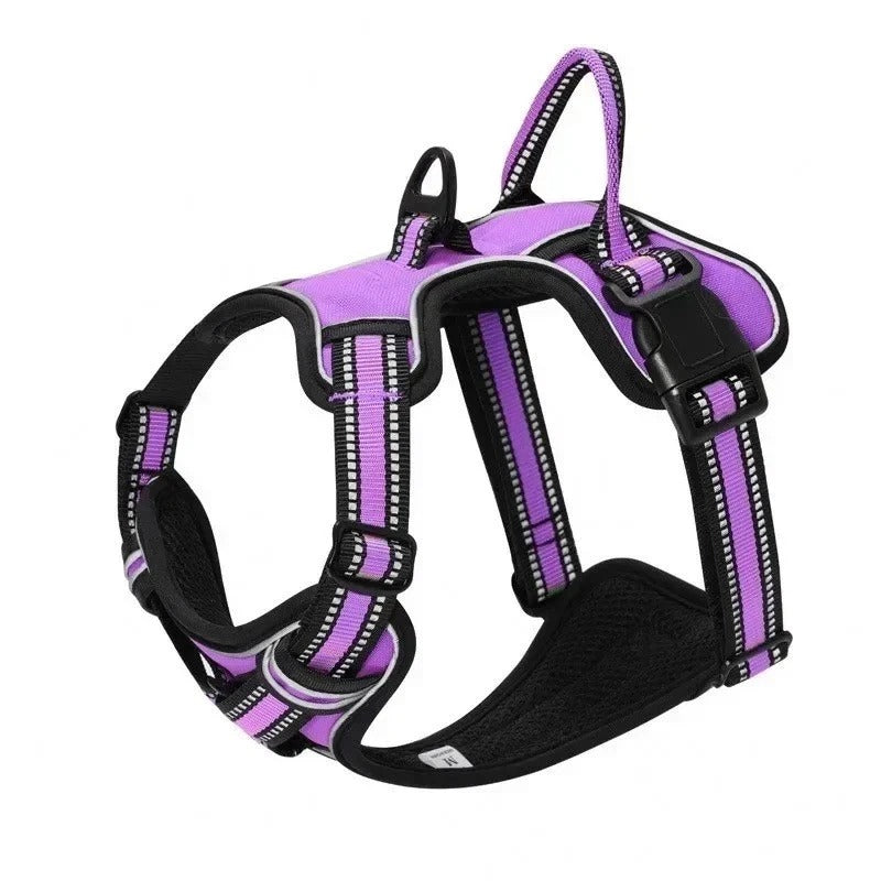 Dog Harness No Pull Adjustable Strong Reflective Vest For Small Medium Dogs Pets