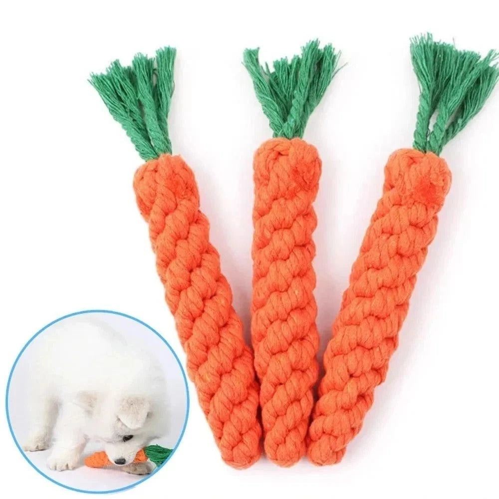 Chew Toys Pet Dog Braided Rope Indestructible Dog Teeth Dental Cleaner Gifts