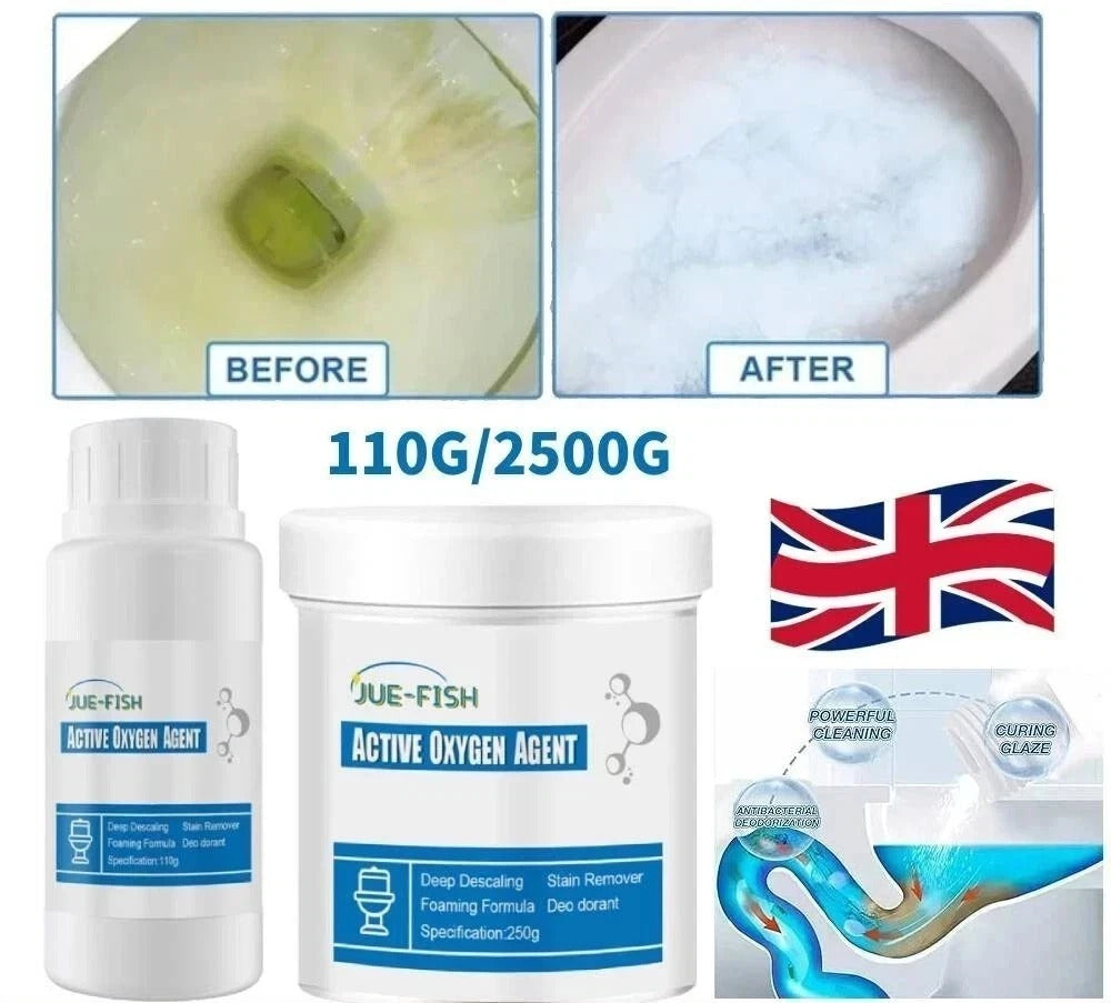 Touch Free Fizzy Foam Toilet Cleaner Best Splash Toilet Cleaner Foam Powder✅✅✅