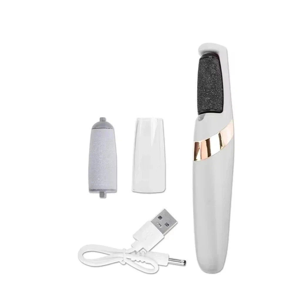 Nuve Smooth Electric Pedicure Wand Callus Remover | Professional Foot Care Hard