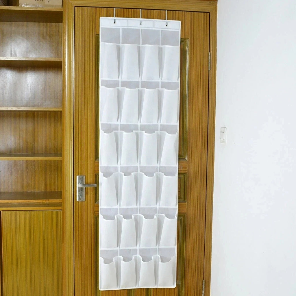 24 Pockets Over Door Hanging Shoe Rack Storage Hanger Holder Organiser Tidy