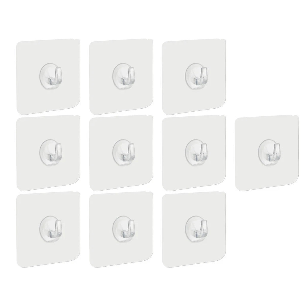 Hooks Self Adhesive Strong Sticky Heavy Duty Wall Seamless Transparent Hook