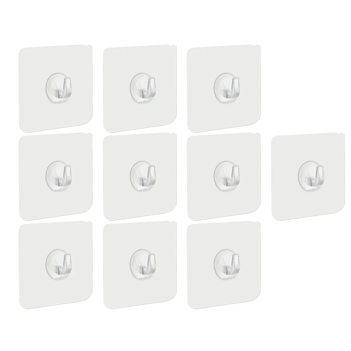 Hooks Self Adhesive Strong Sticky Heavy Duty Wall Seamless Transparent Hook
