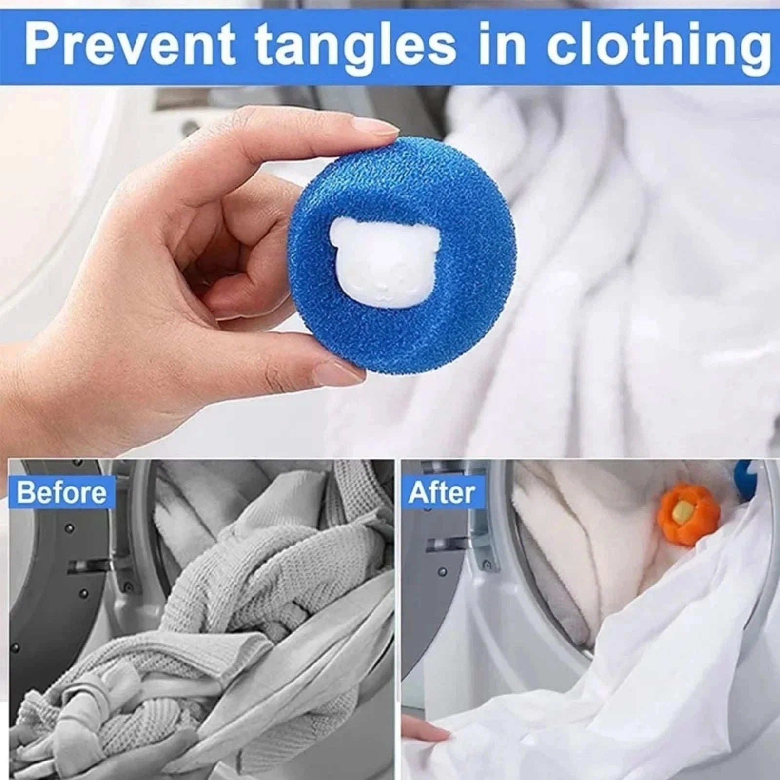 Pet Hair Remover for Laundry Washing Machine Reusable Cat Dog Fur Lint Catcher