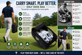 Portable Golf Shoe Bag - Oxford Cloth, Breathable Lightweight Carrier UK