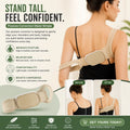 Hunchback Posture Support Belt Shoulder Correction Brace Adustable Men Women UK