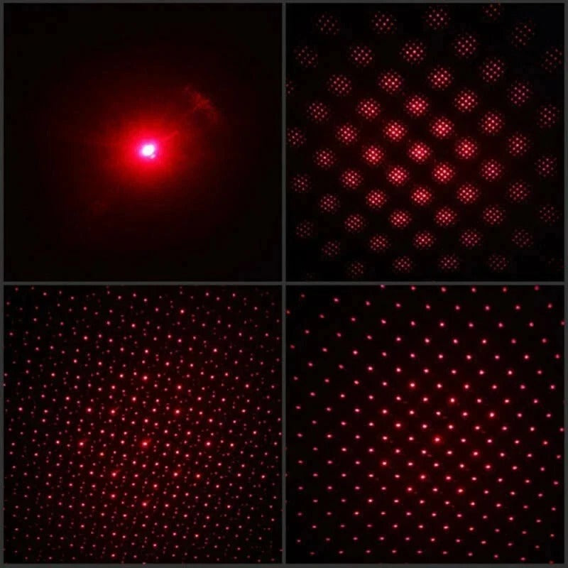 Rechargeable Red Laser Pointer Pen USB Charging Strong Beam Long Range Presenter