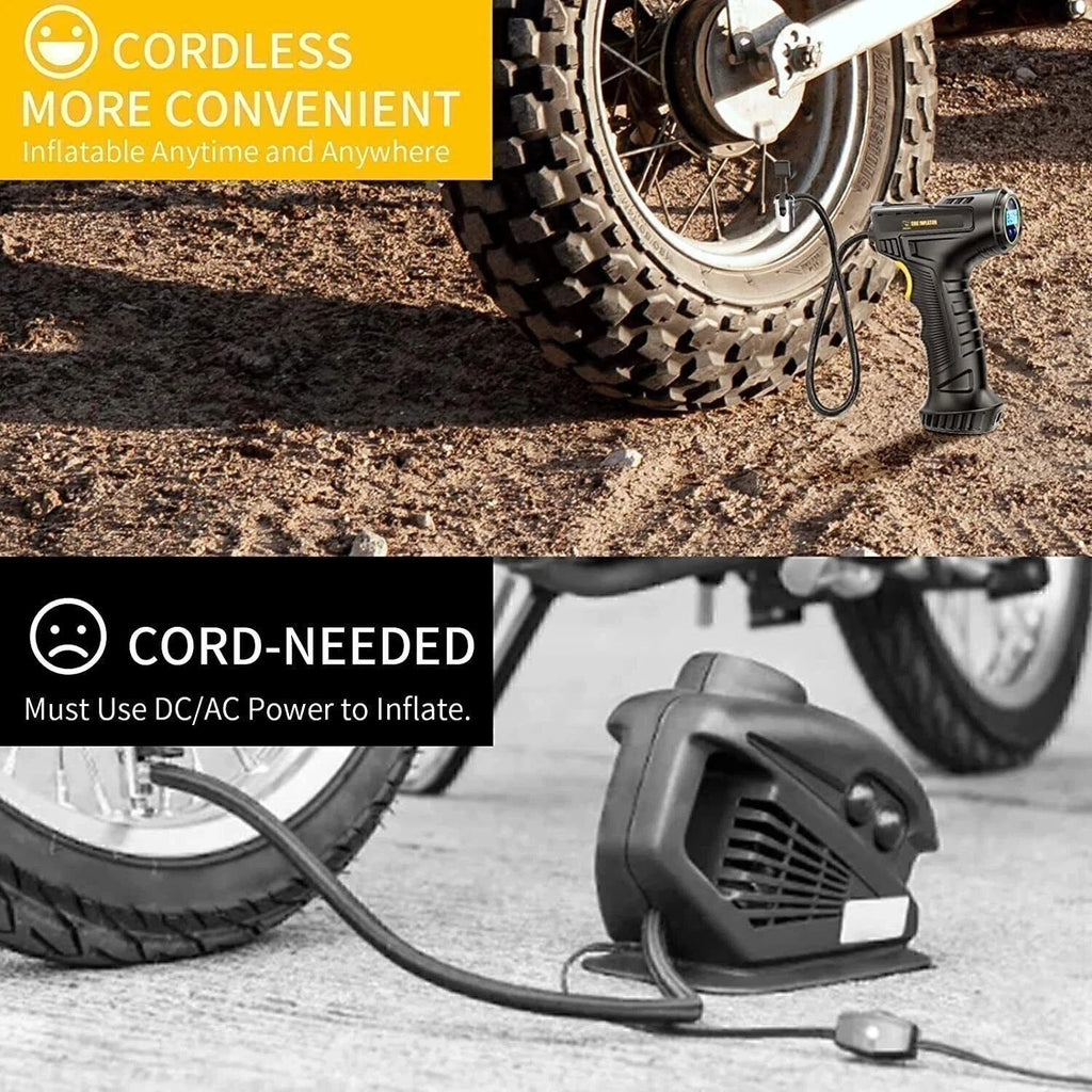 Cordless 12V Electric Car Tyre Inflator Pump Portable Tire Air Compressor Pump