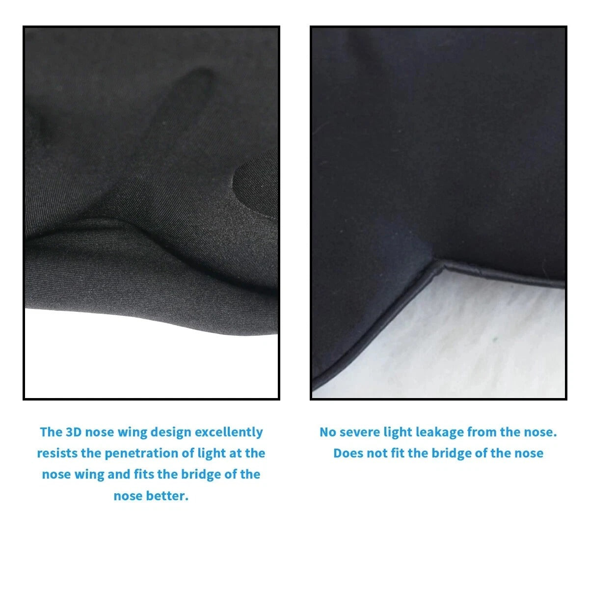 UK Soft Padded Sleep Mask 3D Eye Blackout Luxurious Eye Cover Travel Blindfold
