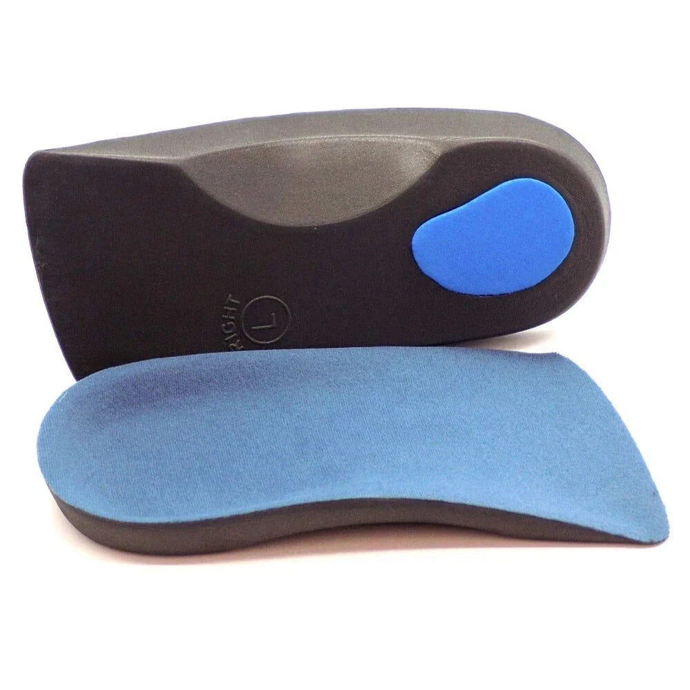 Orthotic Arch Support Insoles 3/4 For Flat Feet Plantar Fasciitis Fallen Arches