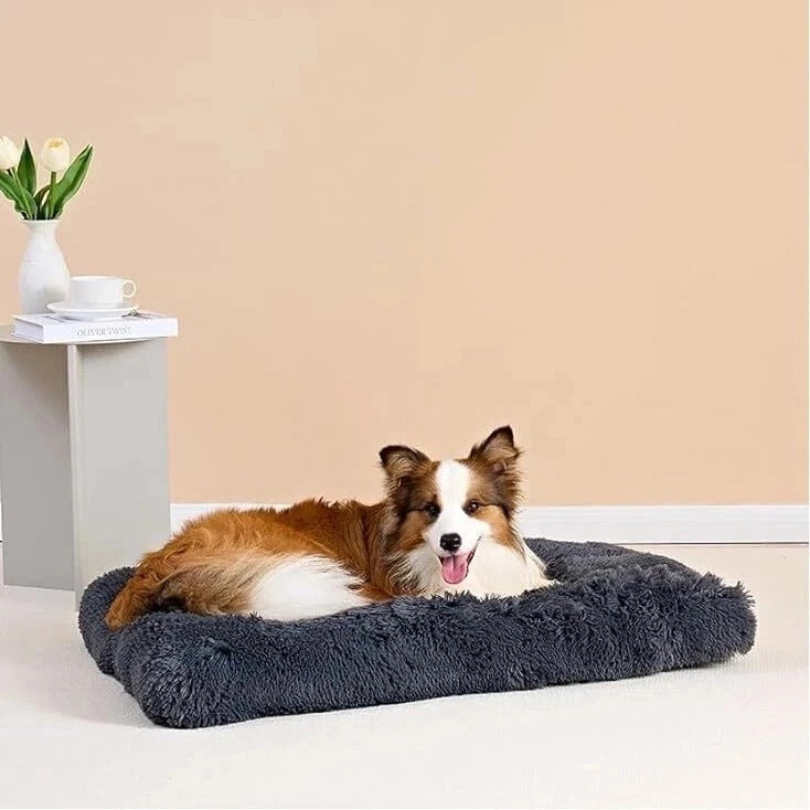 Luxury Calming Dog Bed Soft Washable Pet Cushion Mat for Large Small Dogs Cats U