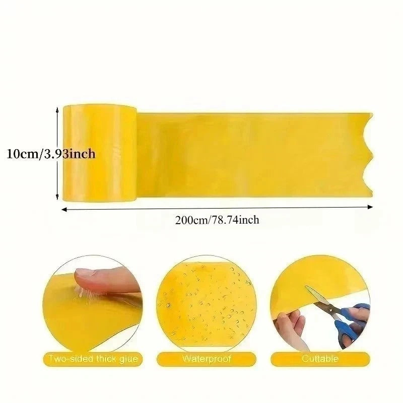 10M Double Sided Sticky Insect Barrier Tape Roll – Garden Tree Pest Fly Bug Cont