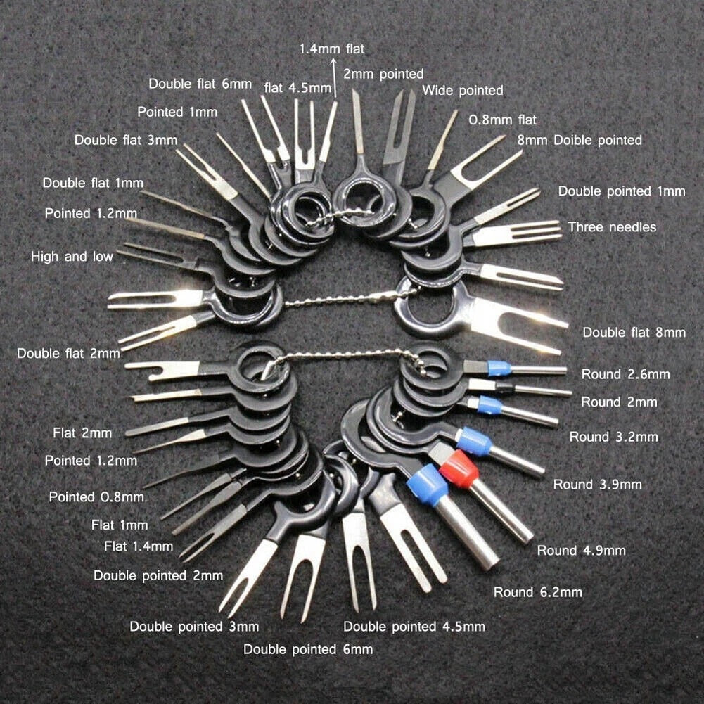 76PCS Car Terminal Removal Tool Kit Universal Pin Extractor Set for Auto W