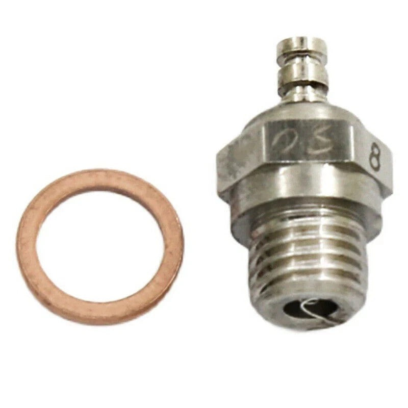 OS No.8 Medium Glow Plug for RC Nitro Engine Car Truck – Standard Replacement Sp