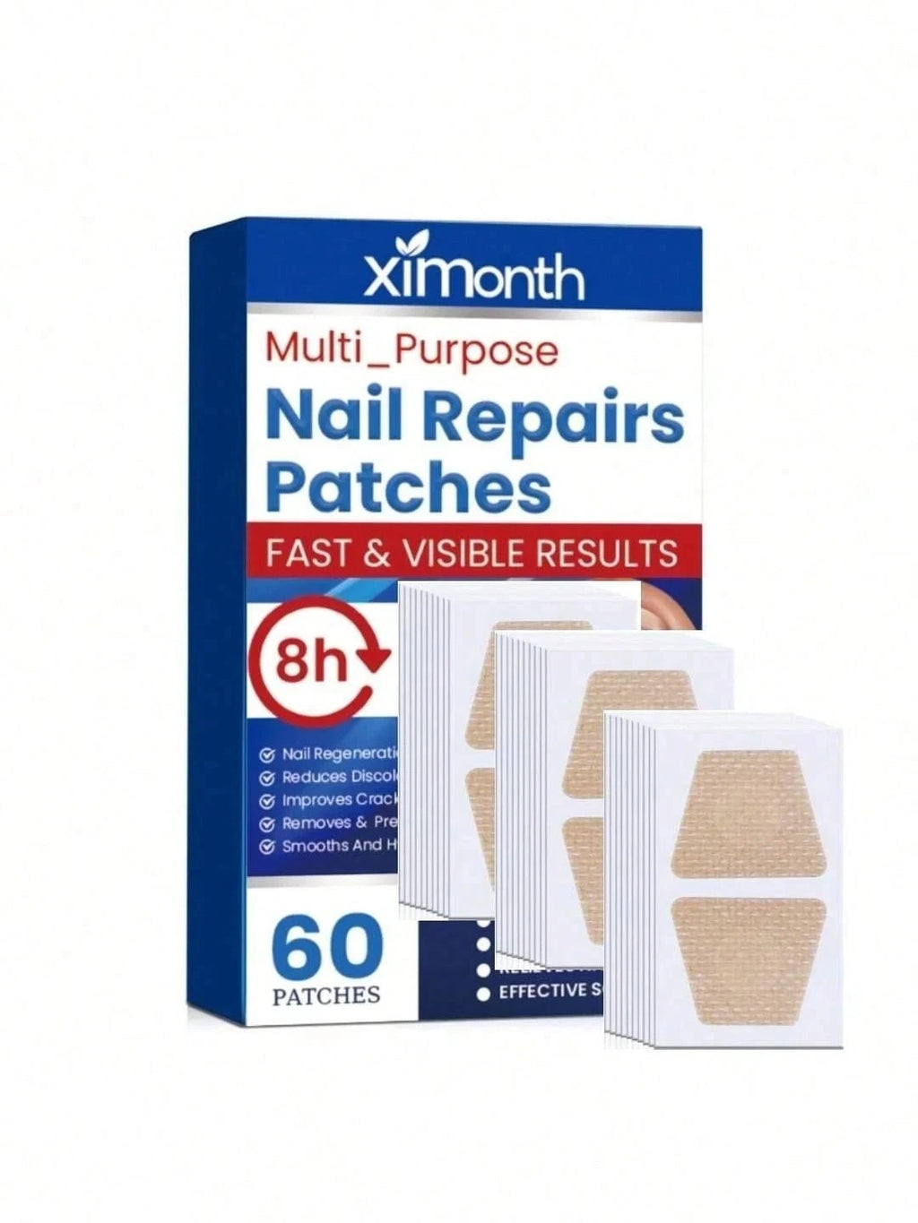 60PCS Anti Fungal Nail Treatment Patches – Toenail Fungus Repair Care for Onyc