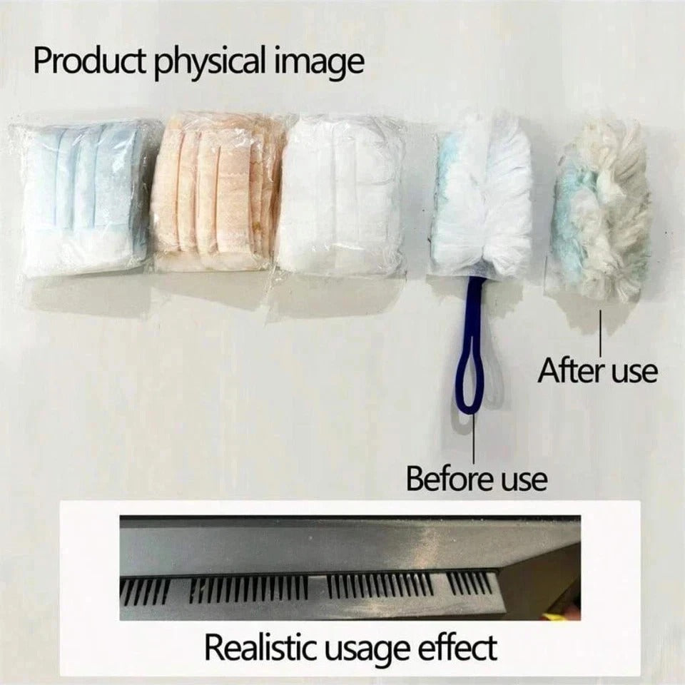 10PCS Fluffy Duster Refills Flash Dust Magnet Duster Heads Microfiber Duster UK