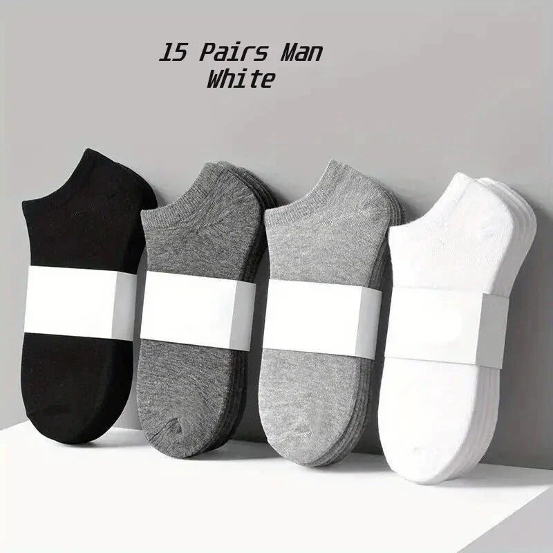 Pairs Mens Womens Invisible Trainer Socks – Cotton Low Cut Ankle Sports Liner So