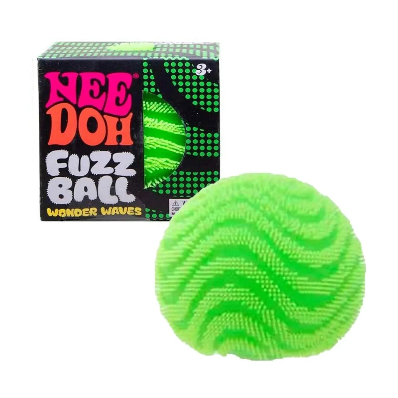 NeeDoh Fuzz Ball Sensory Stress Toy Soft Velvet Squishy Fidget Ball Anxiety Reli