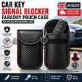 Car Key Signal Blocker Faraday Pouch Case - Fob Keyless RFID Blocking Cage