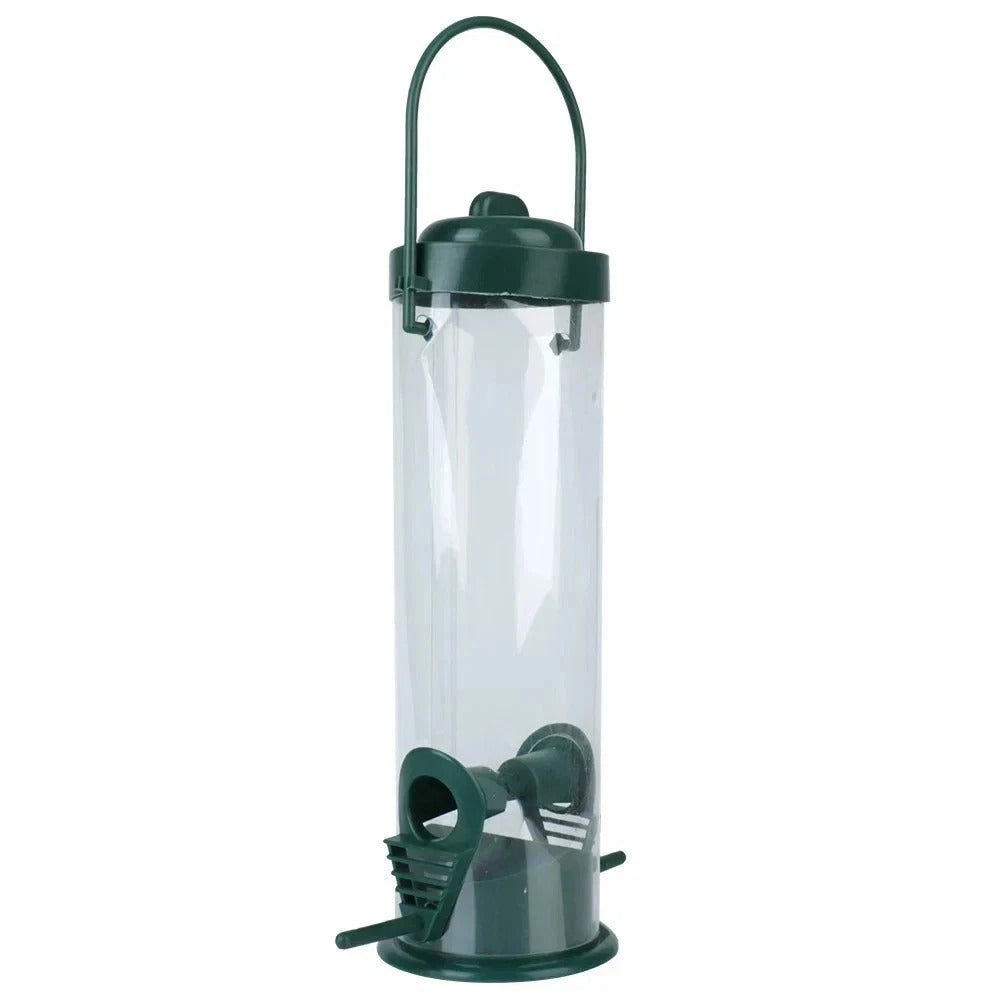Portable Squirrel-proof Wild Bird Seed Feeder For Garden Yard Hanging Spinning
