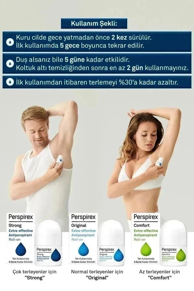Original Antiperspirant Roll-On 20ml | Long Lasting Sweat & Odour Prot
